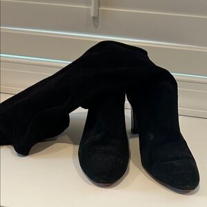 Coach Black Heeled Boots